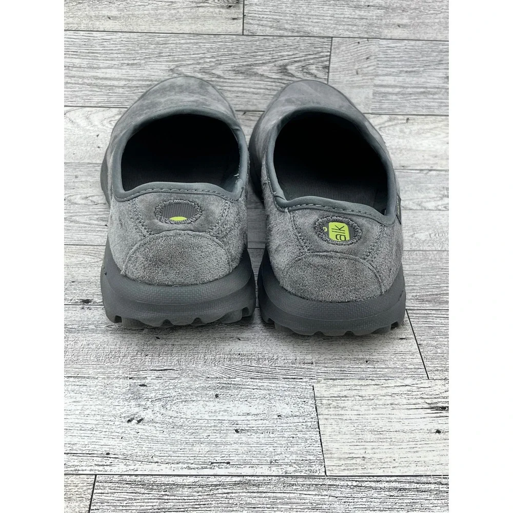 Skechers Go Walk Women's Gray‎ Suede Slip On Comfort Shoes Size 6 M